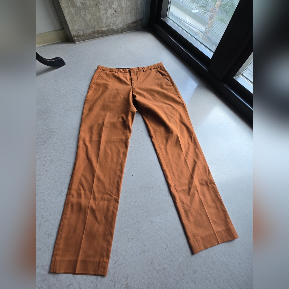 SELECTED HOMME flat front slim fit crop chino sz 32r